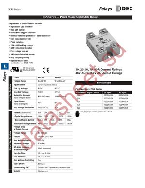 RSS-CVR datasheet  